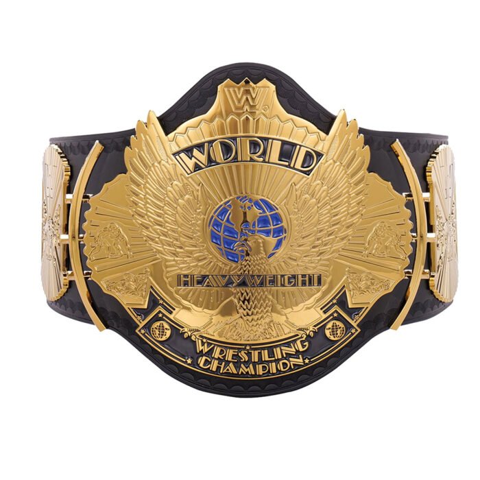 WWE World Championship Belt Winged Eagle World Wrestling Federation Belt - Image 3