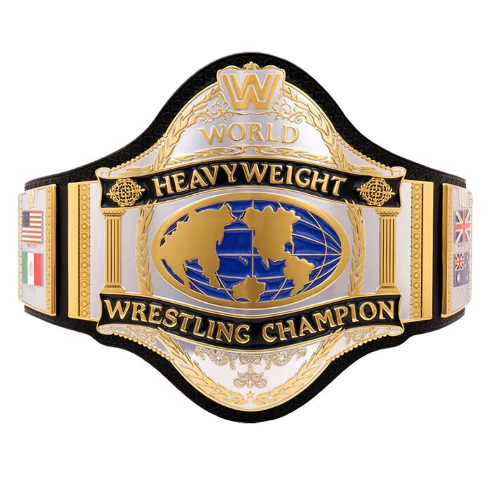 WWE Championship 1986 Retro Replica Title Belt - Image 2
