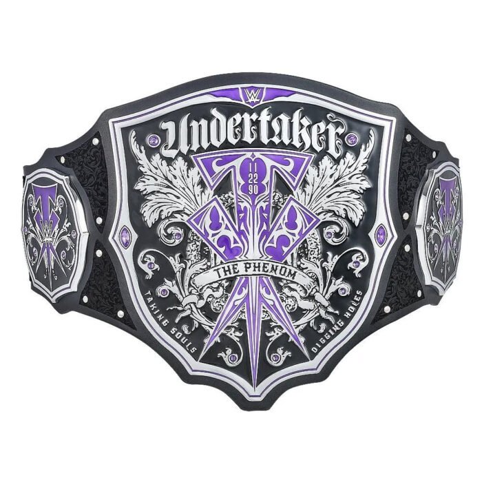 WWE World Title Belt The Phenom UNDERTKER Championship Belt - Image 2