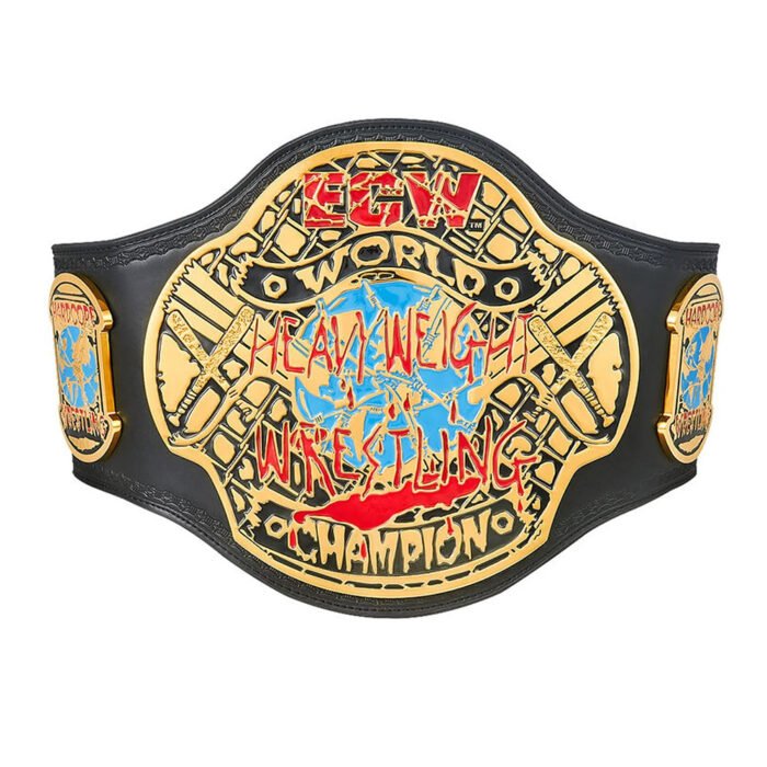 ECW World Heavyweight Wrestling Championship Title Belt - Image 1