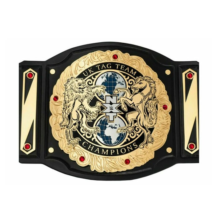 WWE Championship UK Title NXT Tag Team World Wrestling Champion Belt - Image 1
