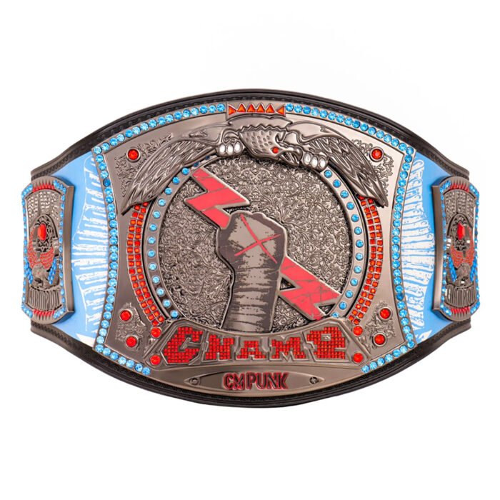 CM Punk 434-Day Record Signature Series Championship Title Belt - Image 2