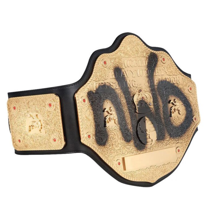 WCW Champion Belt nWo Spray Paint World Heavy Weight Championship Belt - Image 5
