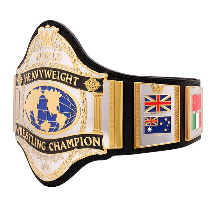 WWE Championship 1986 Retro Replica Title Belt - Image 1