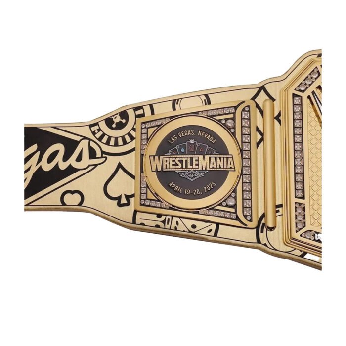 2025 WrestleMania 41 LosVegas Wrestling Championship Title Belt - Image 3