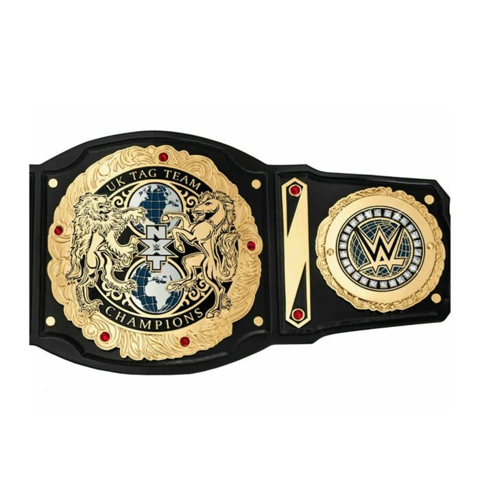 WWE Championship UK Title NXT Tag Team World Wrestling Champion Belt - Image 2