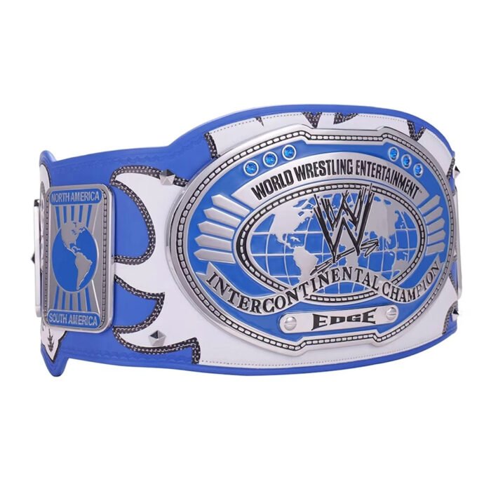 WWE Edge Intercontinental Title World Wrestling Entertainment Championship Belt - Image 3