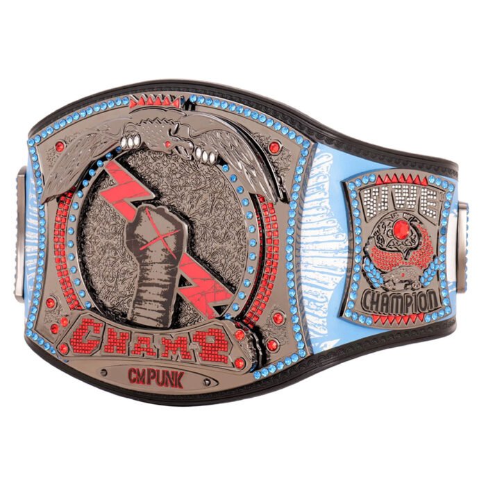 CM Punk 434-Day Record Signature Series Championship Title Belt - Image 1