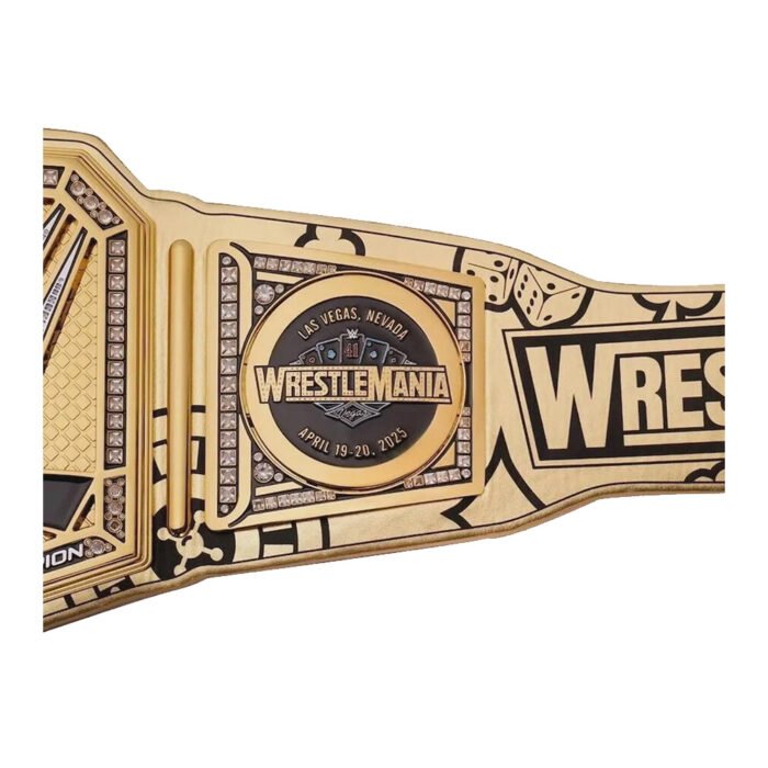 2025 WrestleMania 41 LosVegas Wrestling Championship Title Belt - Image 4