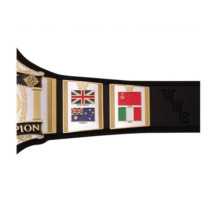WWE Championship 1986 Retro Replica Title Belt - Image 4