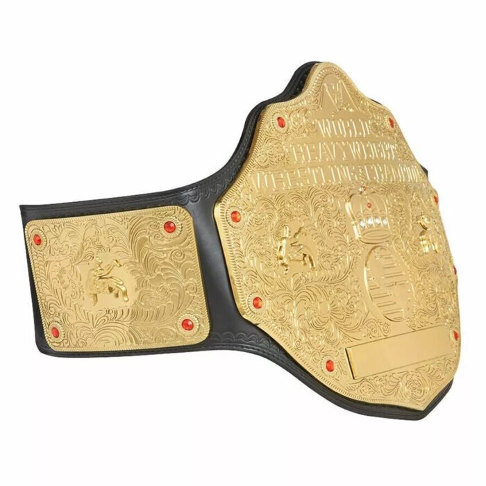 WWE World Heavyweight Championship Classic Big Gold Championship Belt WWE Belt - Image 2