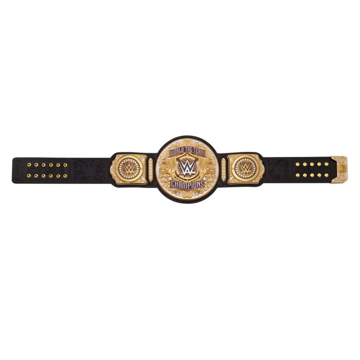 Tag Team WWE World Heavyweight World Wrestling Championship Belt - Image 7